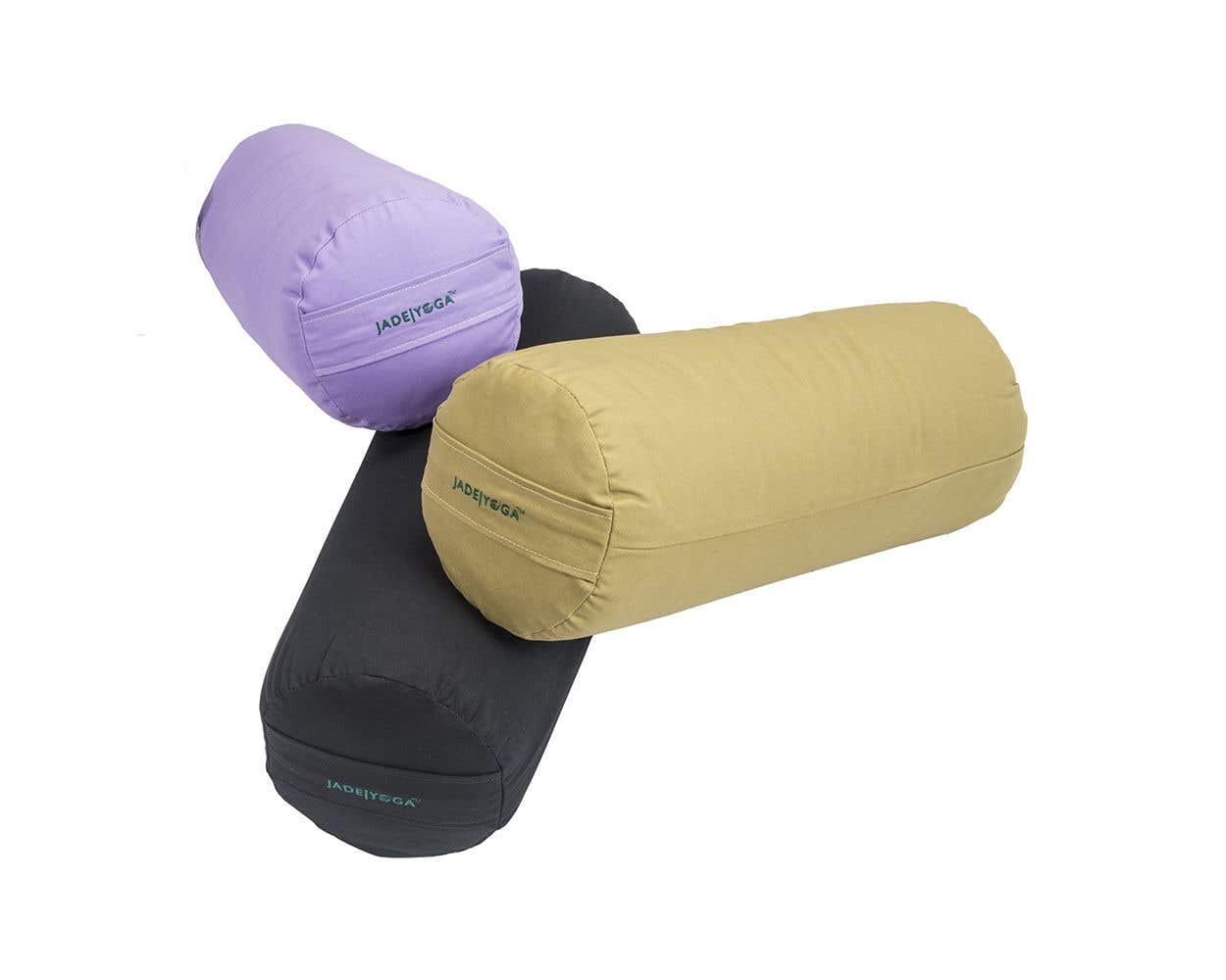 Jade Yoga Bolster Coton Bio rond